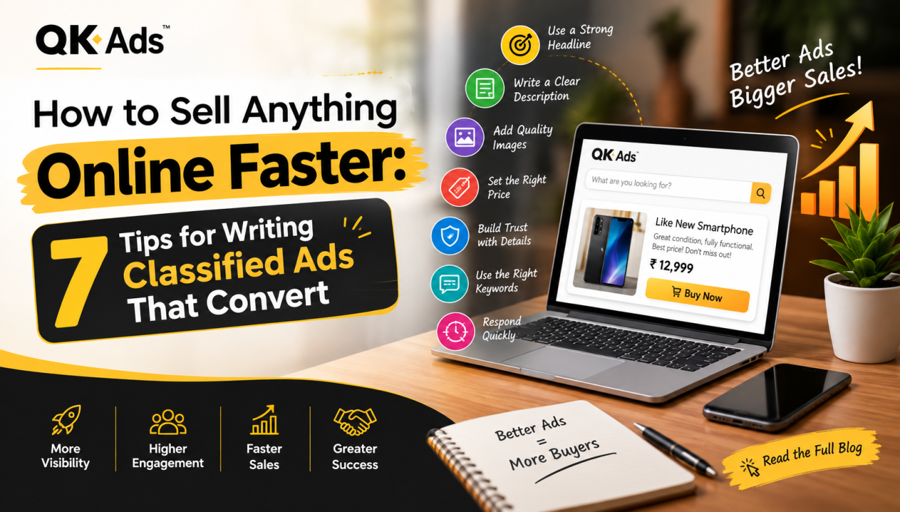 How to Sell Anything Online Faster: 7 Tips for Writing Classified Ads That Convert