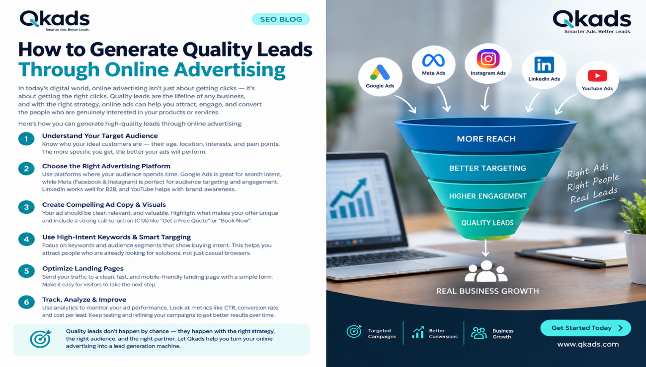 How to Generate Quality Leads Through Online Advertising