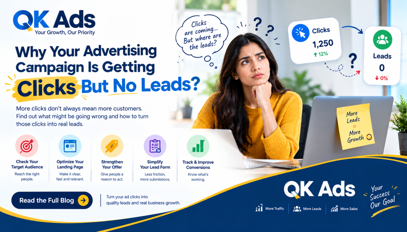 Why Your Advertising Campaign Is Getting Clicks But No Leads