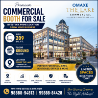 Premium Commercial Booth for Sale – Omaxe The Lake, New Chandigarh
