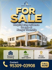Hospital cum Residence for Sale – Nangal Township